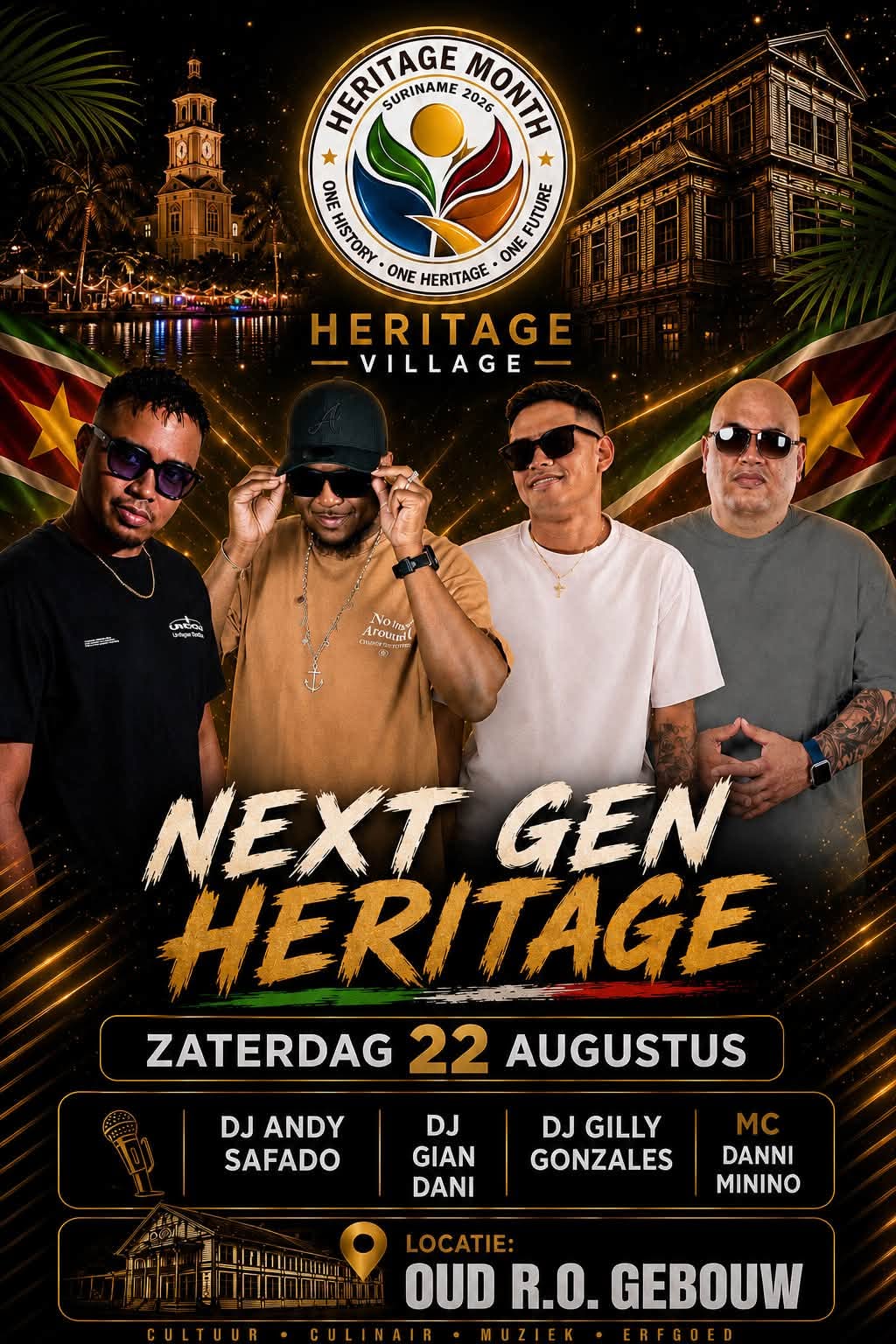 Heritage Village — zaterdag 22 augustus